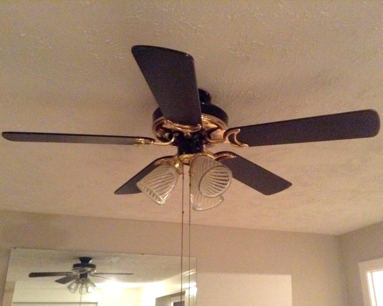 Ceiling fan before